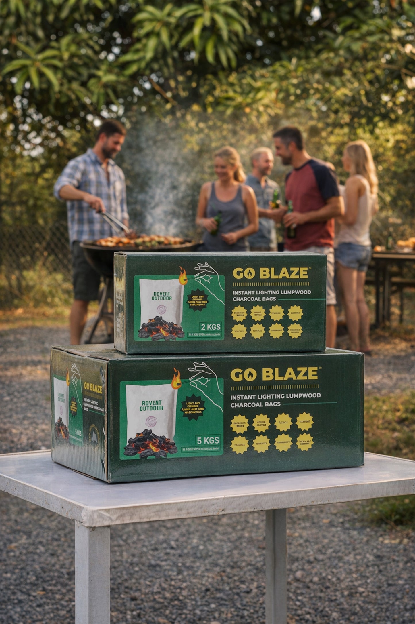 Go Blaze - Instant Lighting Lumpwood Charcoal Bags