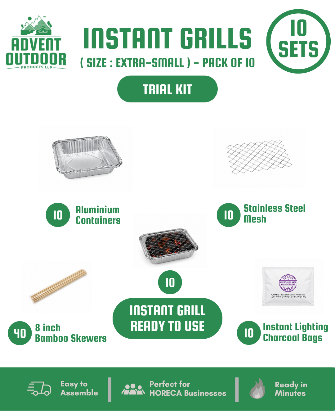 Instant Grills - (Trial Kit)