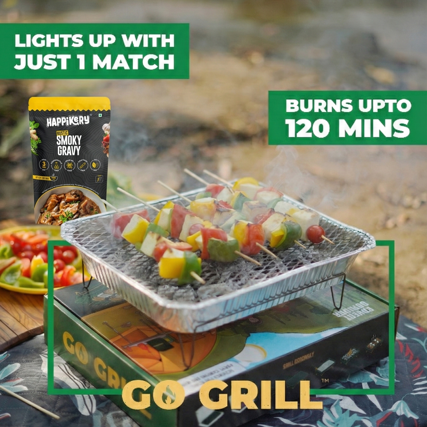 Go GRILL X Happikery – The Ultimate BBQ Combo
