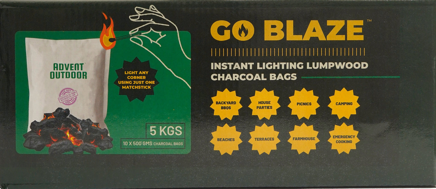 Go Blaze - Instant Lighting Lumpwood Charcoal Bags