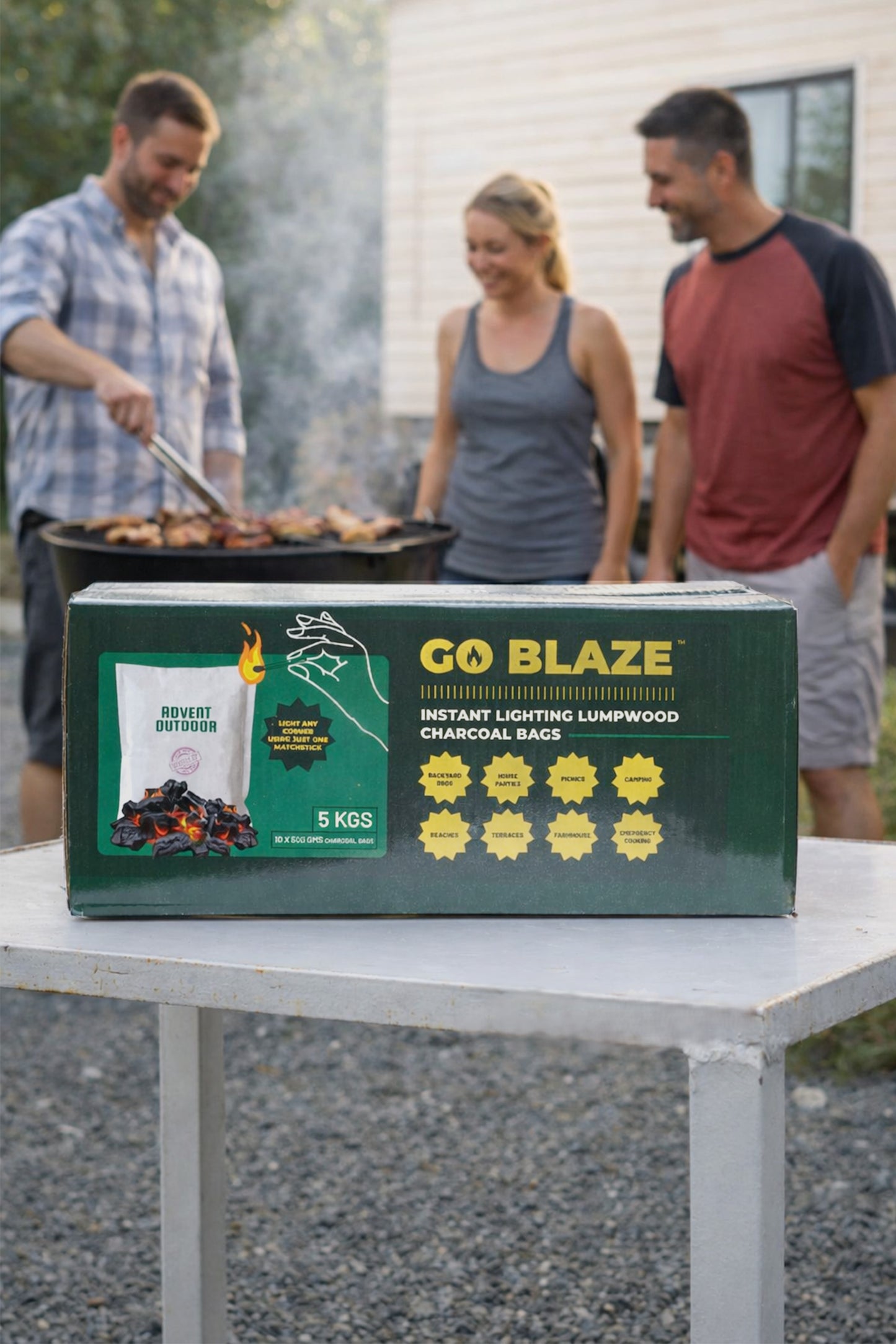 Go Blaze - Instant Lighting Lumpwood Charcoal Bags