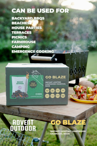 Go Blaze - Instant Lighting Lumpwood Charcoal Bags