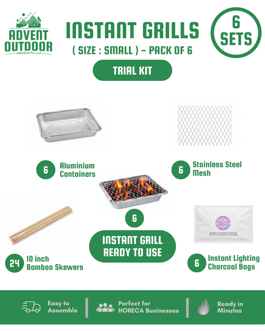 Instant Grills - (Trial Kit)