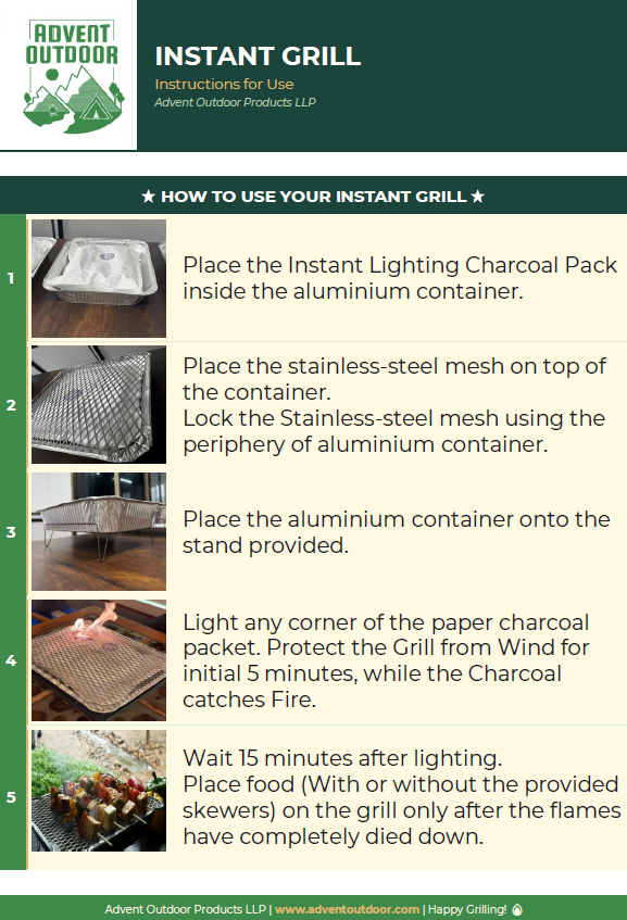 Instant Grills - (Trial Kit)